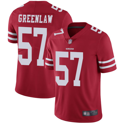 San Francisco 49ers Limited Red Men Dre Greenlaw Home NFL Jersey #57 Vapor Untouchable->women nfl jersey->Women Jersey